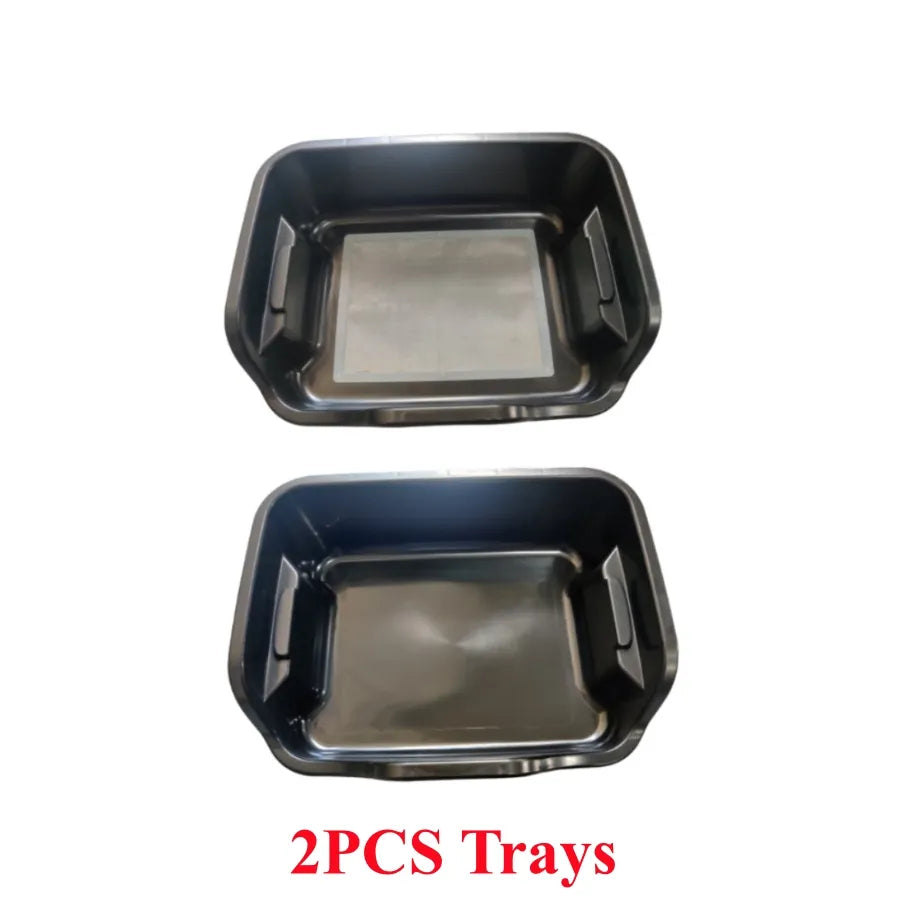 2 PCS ABS 40x32x13CM Plastic Trimming Tray Bin Set with 150 Micron Scr –  Matuto leds